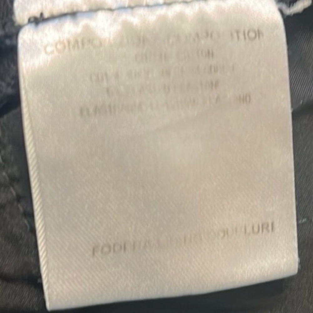 GUCCI Vintage Y2K Straight Leg Ankle Pants Black Sz 38 Italy 24” inseam - Picture 14 of 15
